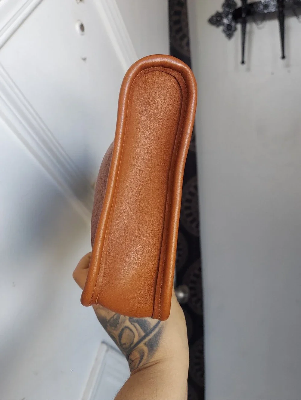 Vintage Coach British Tan Men's Zip Top Clutch 9972🤎🍂🤌